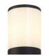 Wall Lamp 2 x E27, IP54, Anthracite, Opal