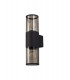 Wall Lamp 2 x E27, IP54, Anthracite, Smoked
