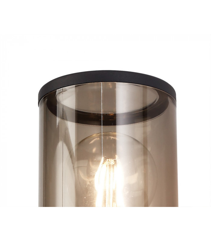 Wall Lamp 2 x E27, IP54, Anthracite, Smoked