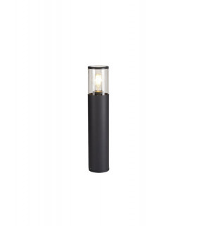 45cm Bollard Post Lamp 1 x E27, IP54, Anthracite, Clear
