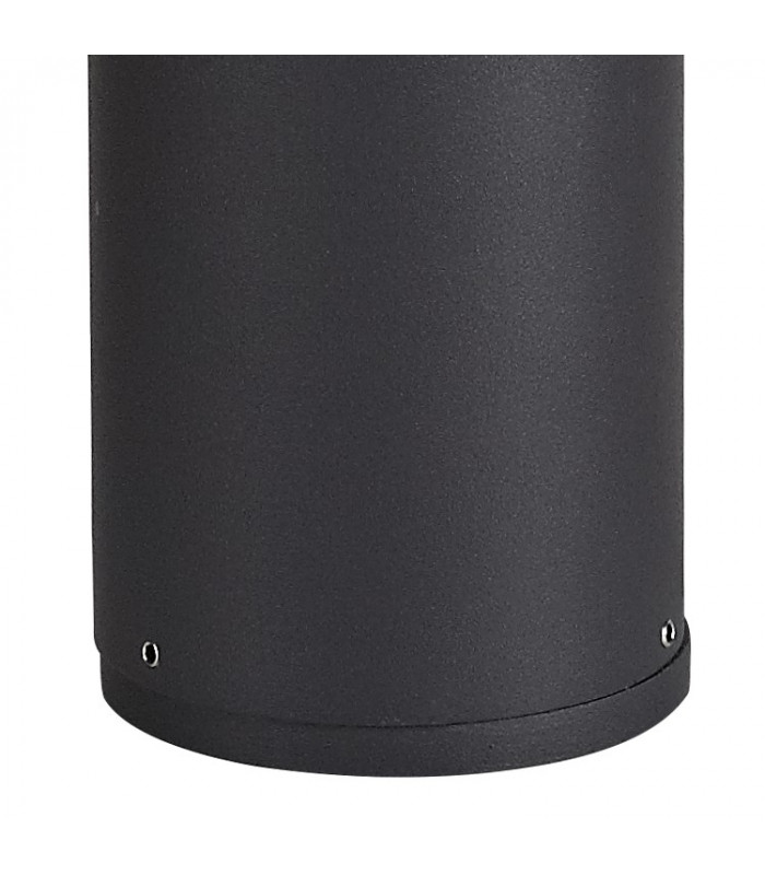 45cm Bollard Post Lamp 1 x E27, IP54, Anthracite, Clear