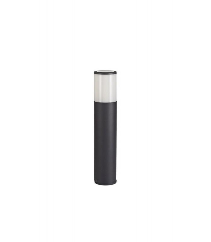 45cm Bollard Post Lamp 1 x E27, IP54, Anthracite, Opal