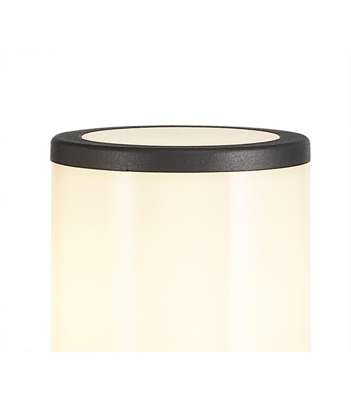 45cm Bollard Post Lamp 1 x E27, IP54, Anthracite, Opal