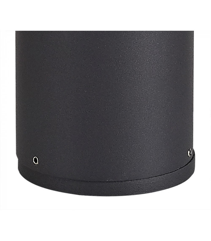 45cm Bollard Post Lamp 1 x E27, IP54, Anthracite, Opal