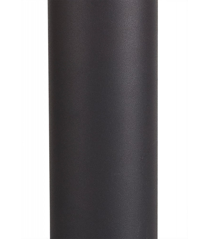 45cm Bollard Post Lamp 1 x E27, IP54, Anthracite, Smoked