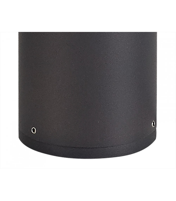 65cm Bollard Post Lamp 1 x E27, IP54, Anthracite, Clear