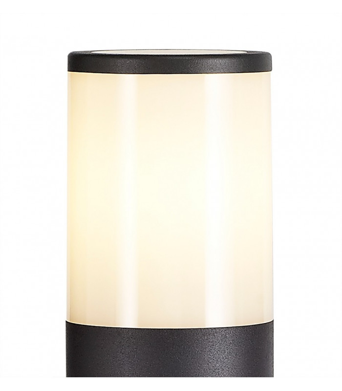 65cm Bollard Post Lamp 1 x E27, IP54, Anthracite, Opal