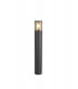 65cm Bollard Post Lamp 1 x E27, IP54, Anthracite, Smoked