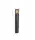 65cm Bollard Post Lamp 1 x E27, IP54, Anthracite, Smoked