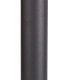 65cm Bollard Post Lamp 1 x E27, IP54, Anthracite, Smoked