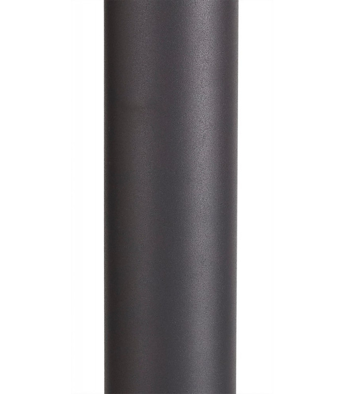 65cm Bollard Post Lamp 1 x E27, IP54, Anthracite, Smoked