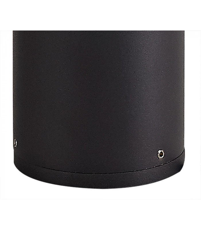 90cm Bollard Post Lamp 1 x E27, IP54, Anthracite, Clear