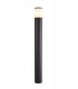90cm Bollard Post Lamp 1 x E27, IP54, Anthracite, Opal