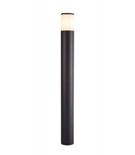 90cm Bollard Post Lamp 1 x E27, IP54, Anthracite, Opal