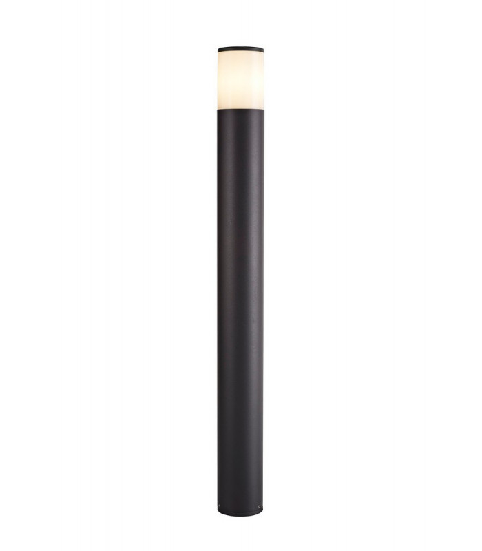 90cm Bollard Post Lamp 1 x E27, IP54, Anthracite, Opal