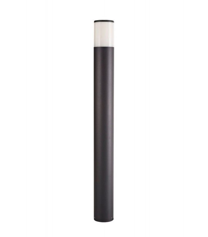 90cm Bollard Post Lamp 1 x E27, IP54, Anthracite, Opal