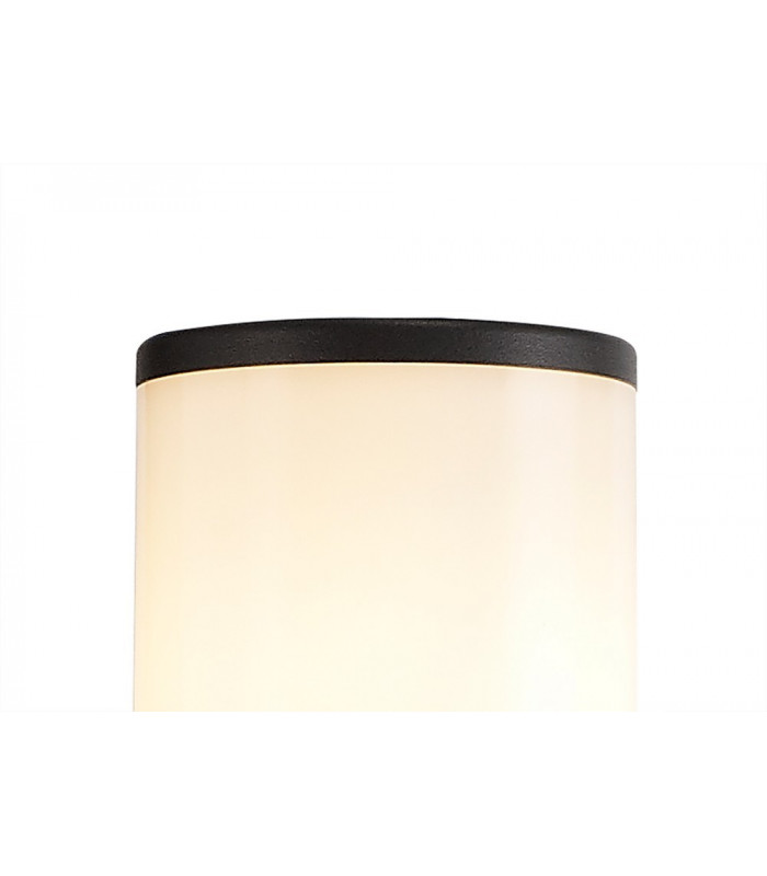 90cm Bollard Post Lamp 1 x E27, IP54, Anthracite, Opal