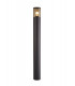 90cm Bollard Post Lamp 1 x E27, IP54, Anthracite, Smoked