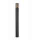 90cm Bollard Post Lamp 1 x E27, IP54, Anthracite, Smoked
