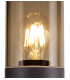 90cm Bollard Post Lamp 1 x E27, IP54, Anthracite, Smoked