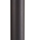 90cm Bollard Post Lamp 1 x E27, IP54, Anthracite, Smoked