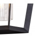 Down Wall Lamp, 1 x E27, IP54, Anthracite, Clear Rain Drop Effect Glass