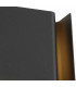 Flush Wall Lamp, 2 x 6W LED, 3000K, 535lm, IP54, Anthracite