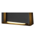 Flush Wall Lamp, 2 x 6W LED, 3000K, 535lm, IP54, Anthracite