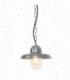 1 Light Outdoor Ceiling Chain Lantern Antique Nickel IP44, E27