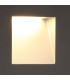 Recessed Square Wall Lamp, 1 x 1.8W LED, 3000K, 70lm, IP65, Black