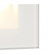Recessed Square Wall Lamp, 1 x 1.8W LED, 3000K, 70lm, IP65, White