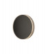 Flush Wall Lamp, 1 x 13W LED, 3000K, 300lm, IP65, Black