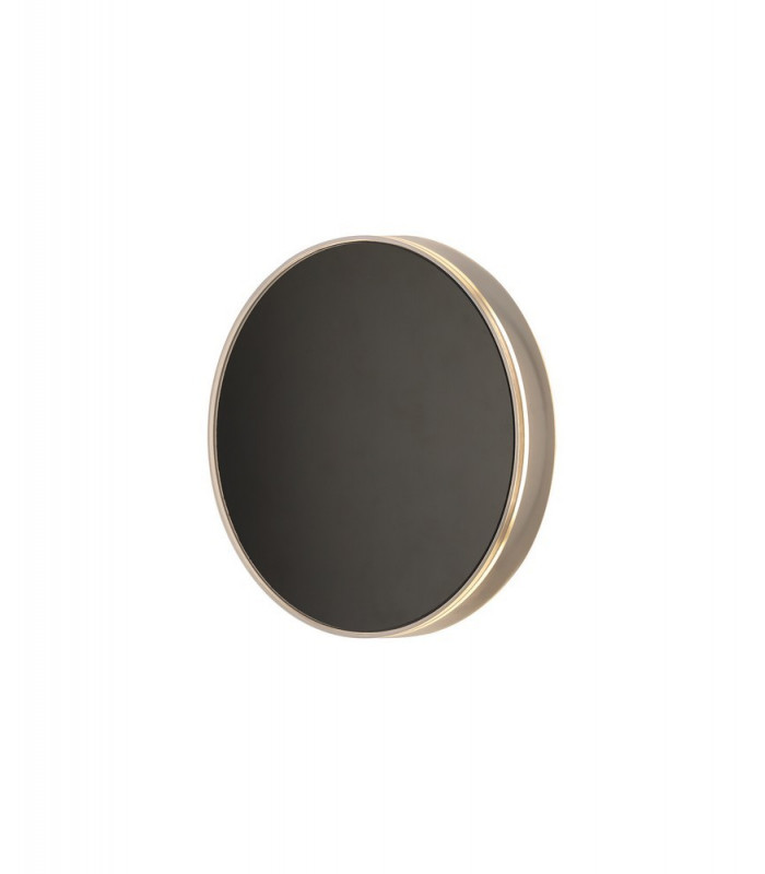 Flush Wall Lamp, 1 x 13W LED, 3000K, 300lm, IP65, Black