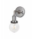 Wall Lamp 1 Light E27 IP65 Exterior Titanium Silver, Polished Chrome
