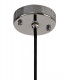 Ceiling Pendant 1 Light E27 IP65 Exterior Titanium Silver, Polished Chrome