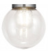 Ceiling Pendant 1 Light E27 IP65 Exterior Titanium Silver, Polished Chrome