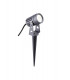 Spike Light, 1 x 3W LED, 3000K, 210lm, 30 Degree, IP65, Grey, Black