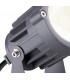 Spike Light, 1 x 15W LED, 3000K, 1050lm, 30 Degree, IP65, Grey, Black