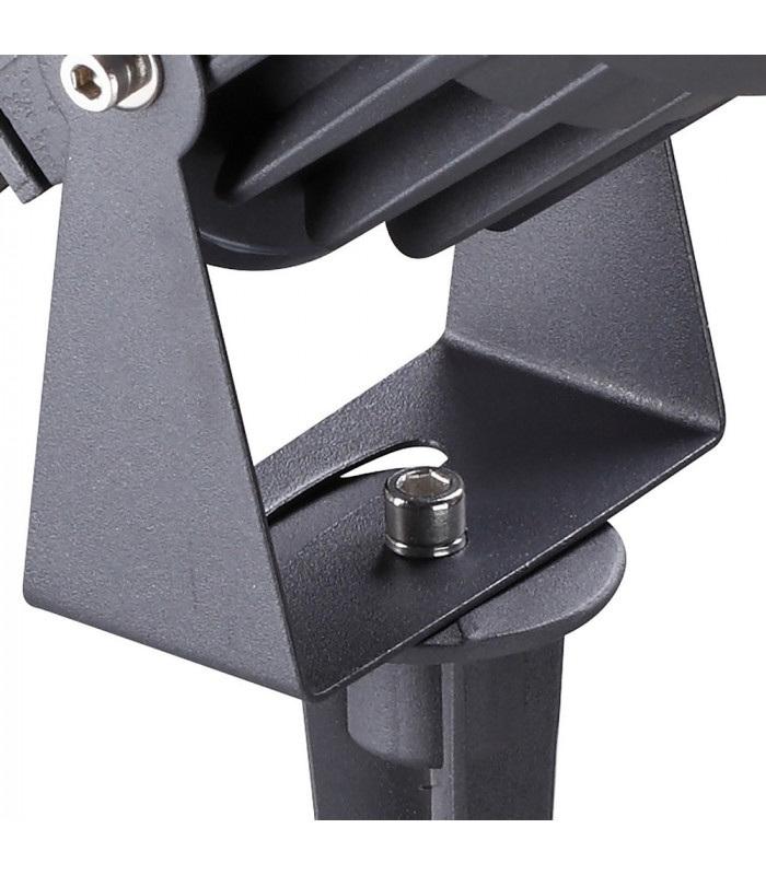 Spike Light, 1 x 15W LED, 3000K, 1050lm, 30 Degree, IP65, Grey, Black