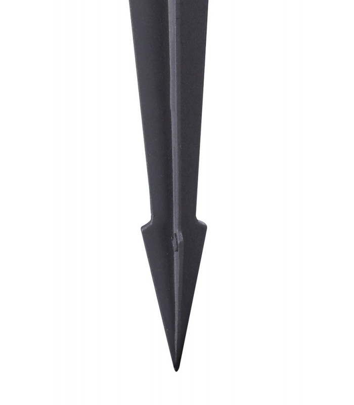 Spike Light, 1 x 15W LED, 3000K, 1050lm, 30 Degree, IP65, Grey, Black