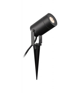Spike Light, 1 x GU10 , IP65, Black