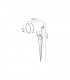 Spike Light, 1 x GU10 , IP65, Black