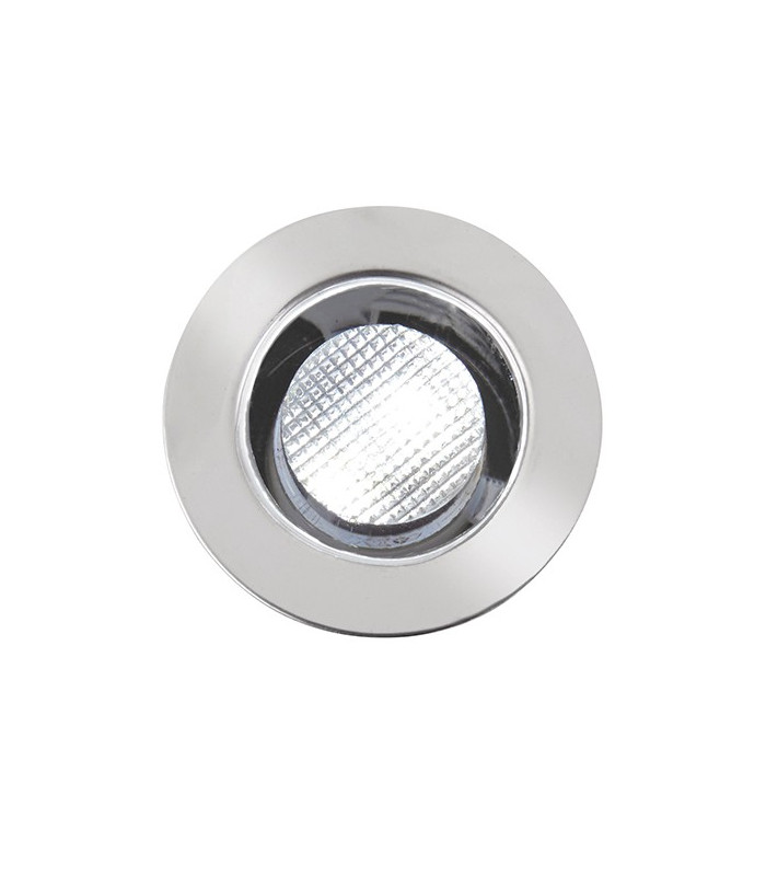 Outdoor Integrated LED 30Mm Kit IP67 0.15W Polished Stainless Steel & Clear Pc