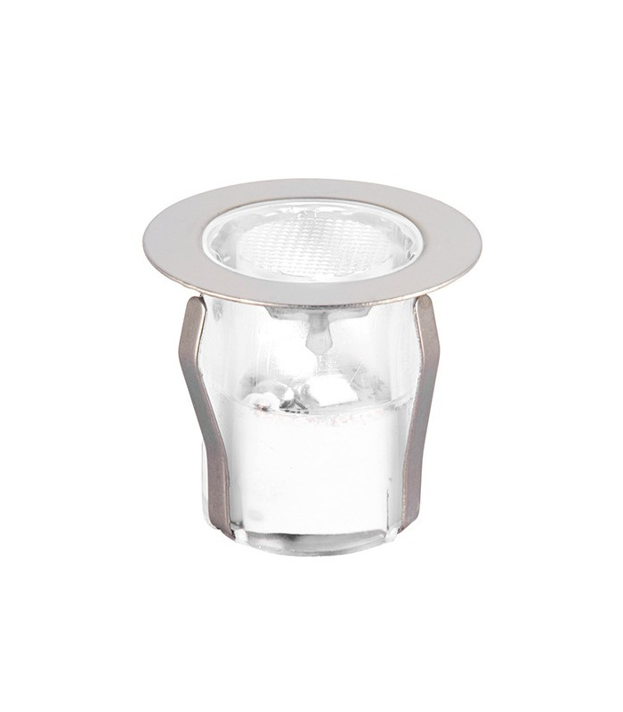 Outdoor Integrated LED 30Mm Kit IP67 0.15W Polished Stainless Steel & Clear Pc