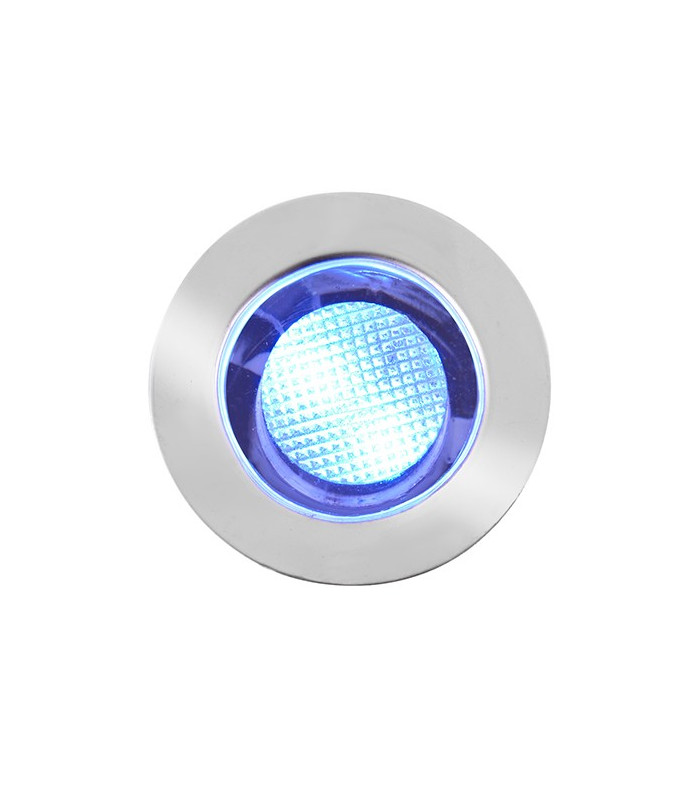 Outdoor Integrated LED 30Mm Kit IP67 0.15W Polished Stainless Steel & Clear Pc