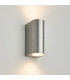 Outdoor Wall IP44 35W Brushed Alloy & Clear Glass 2 Light Dimmable IP44 - GU10
