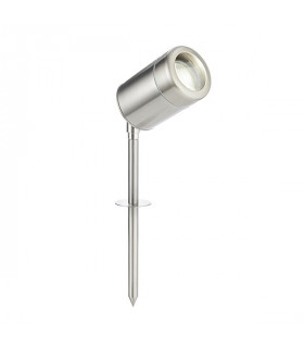Outdoor Spike IP65 7W Marine Grade Brushed Stainless Steel