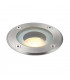 Outdoor Round IP65 50W Polished Stainless Steel & Clear Glass