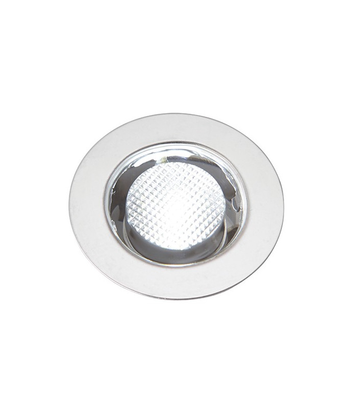 Outdoor Recessed Ground Light IP44 0.45W Polished Stainless Steel