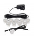 Outdoor Recessed Ground Light IP44 0.45W Polished Stainless Steel